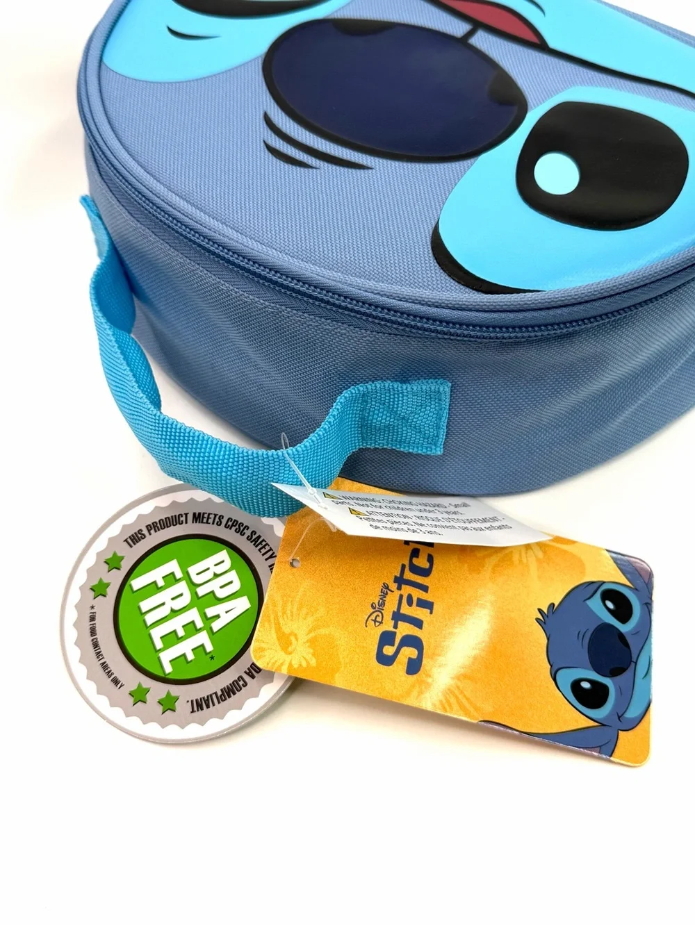 Disney Blue Stitch Bioworld Lunch Bag with Ears